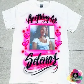 Airbrush Selena Shirt Design