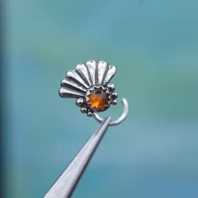 Amber Fan Nose Stud