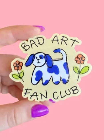 Bad Art Fan Club Sticker