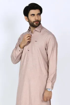 Beige Wash & Wear Shalwar Kameez