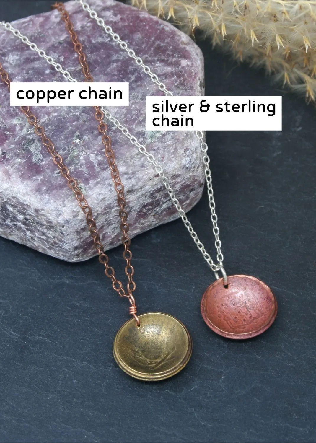 Belgium World Coin Pendant Necklace