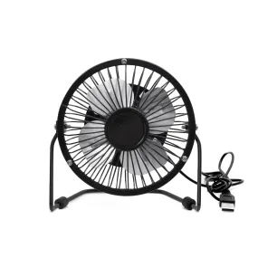 Black USB Desk Fan