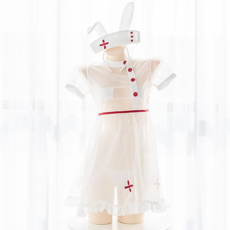 Bunny Transparent Nurse Uniform SD01490