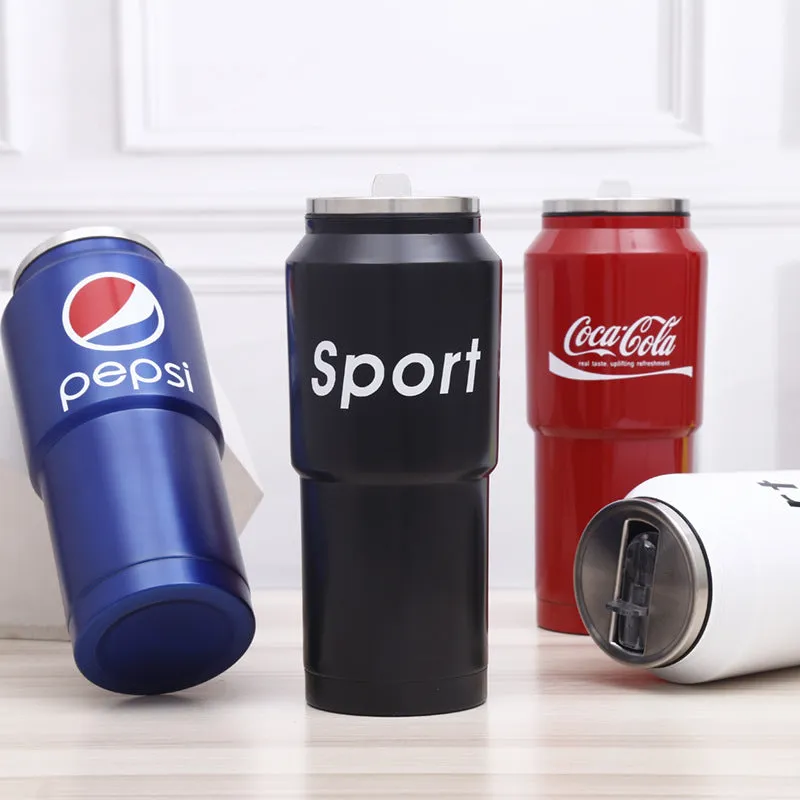 Coke bottle thermos cup