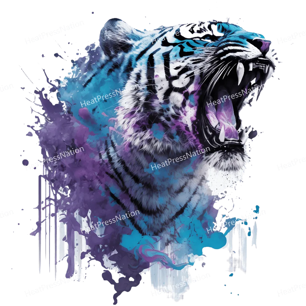 Colorful Tiger Design