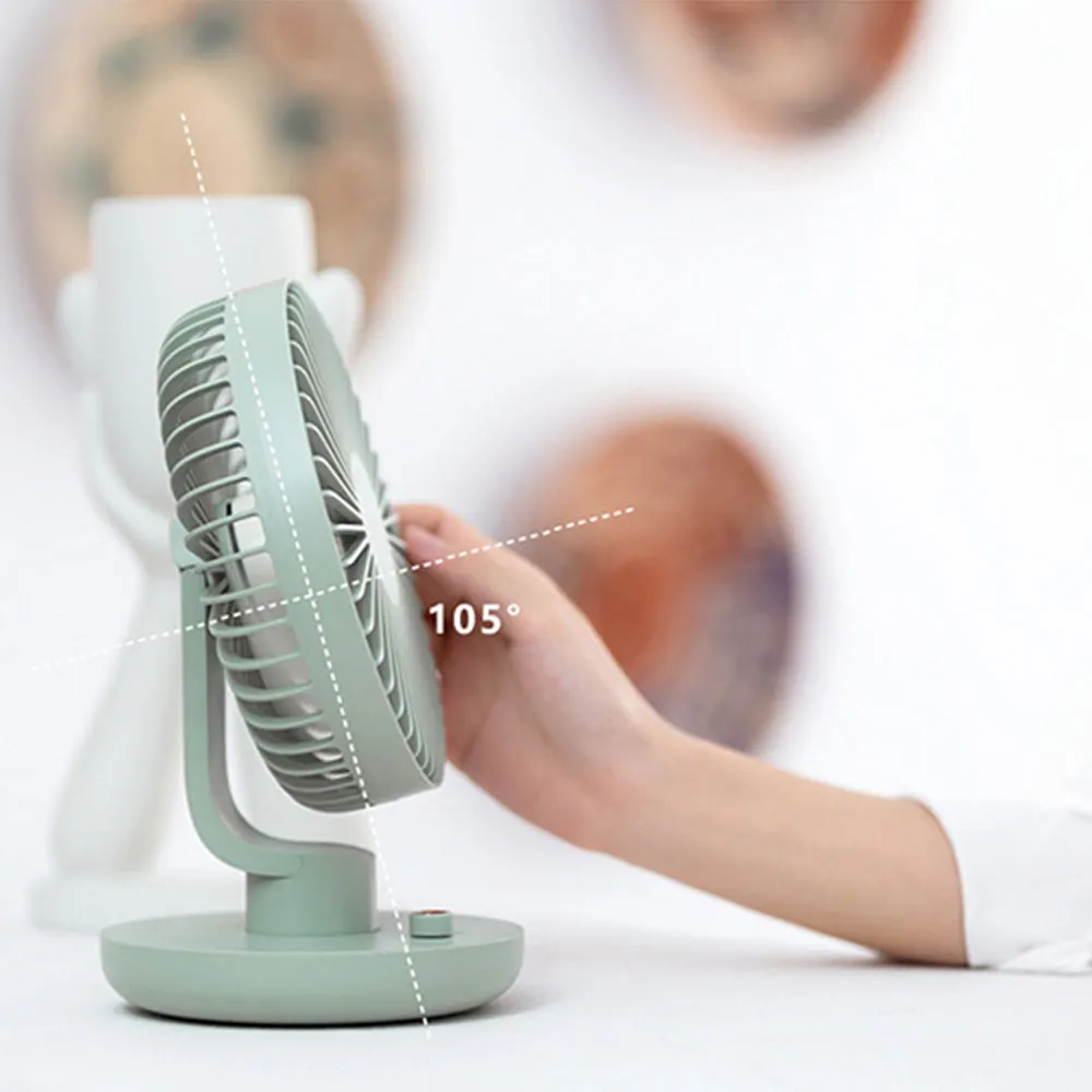 Creative Shaking Head Charging Desktop Fan