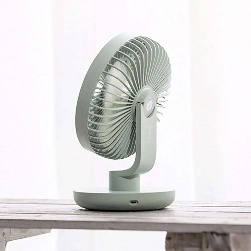 Creative Shaking Head Charging Desktop Fan