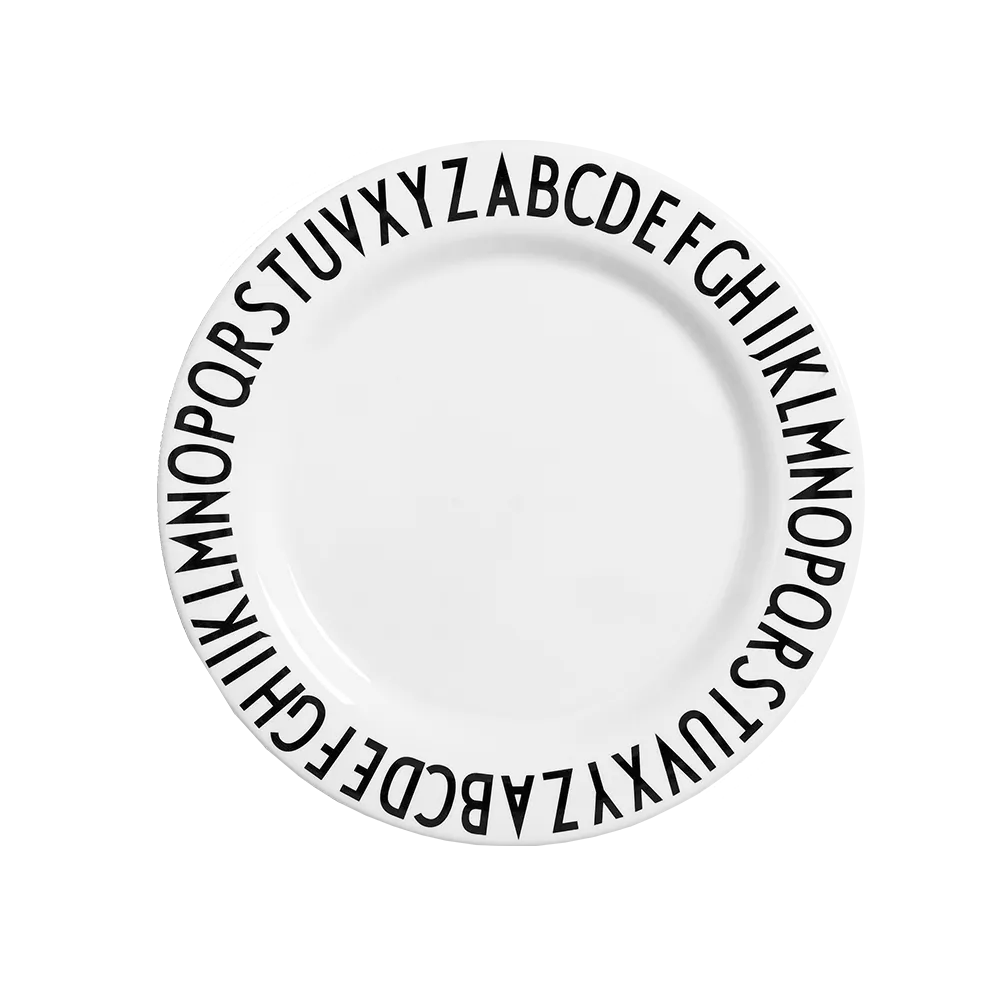 Design Letters Large Melamine Plate