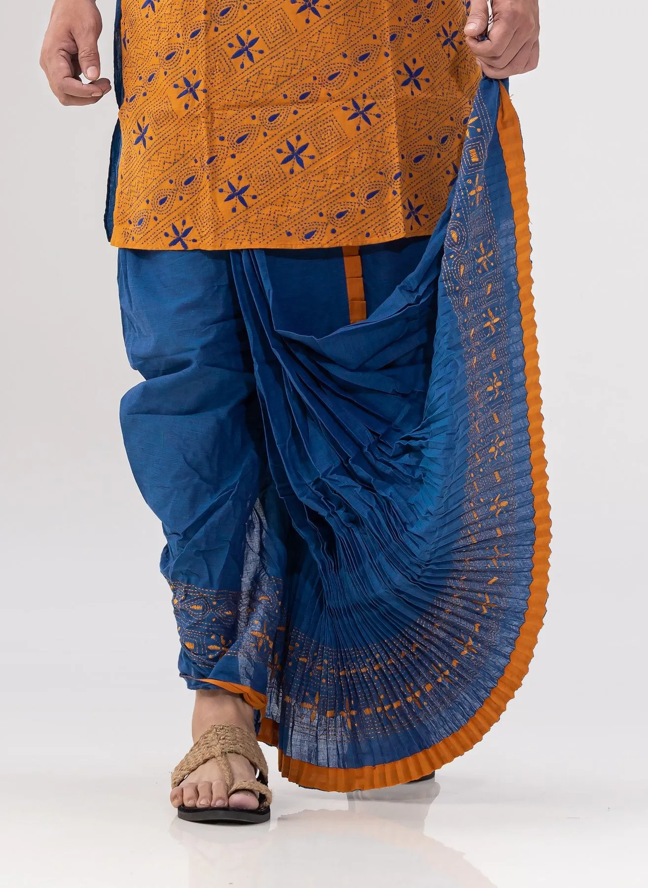 Designer Embroidery Dhoti- Ready to wear