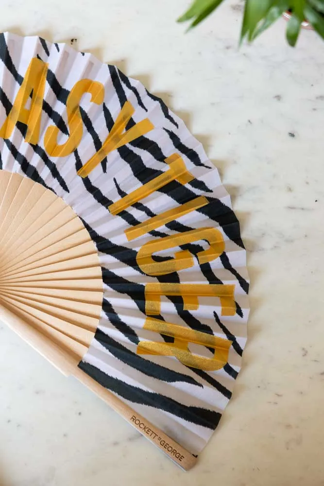 Easy Tiger Print Fan