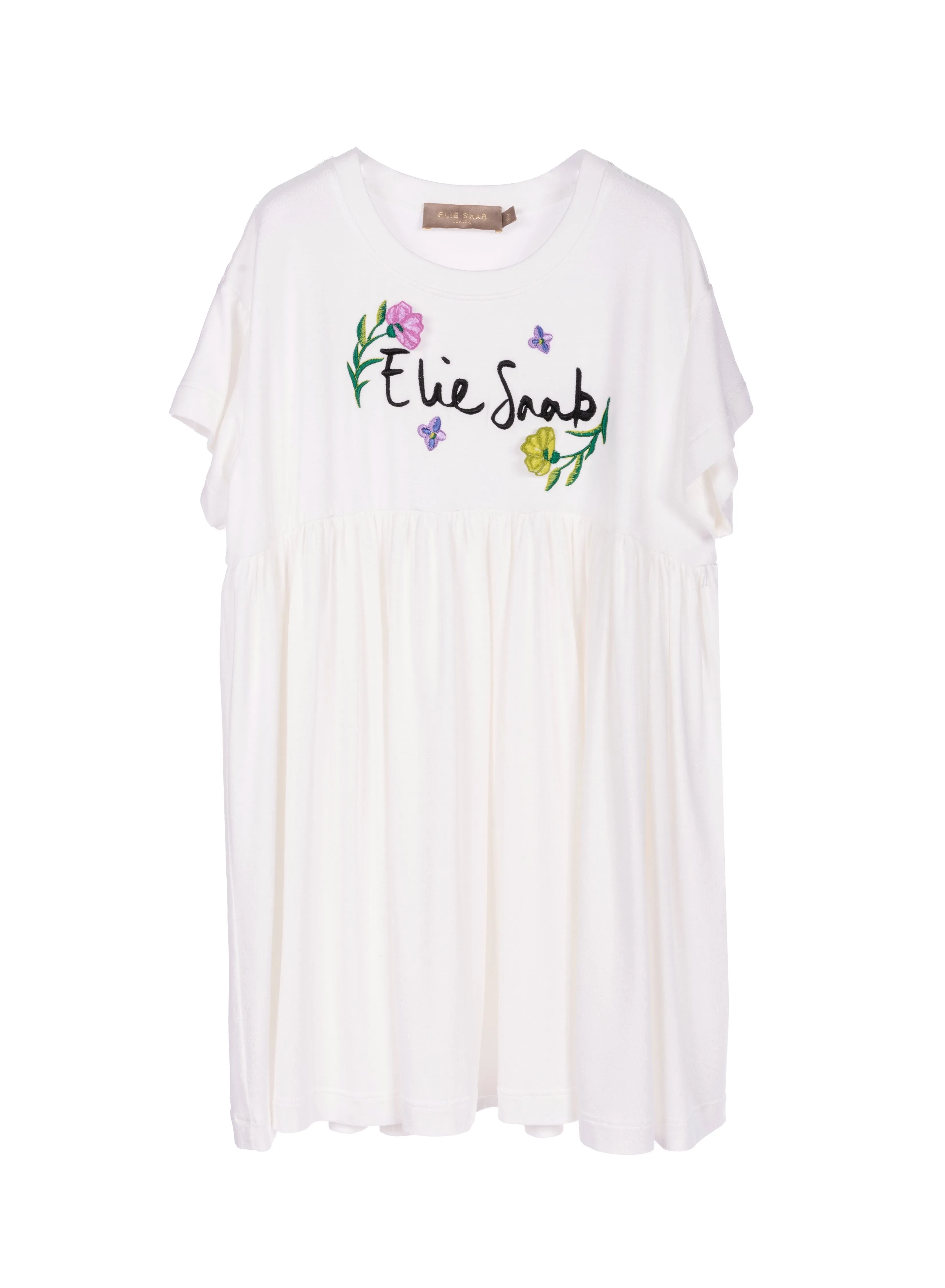 Embroidered Jersey Dress