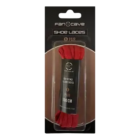 Fan Cave Dunk Shoelaces - Red