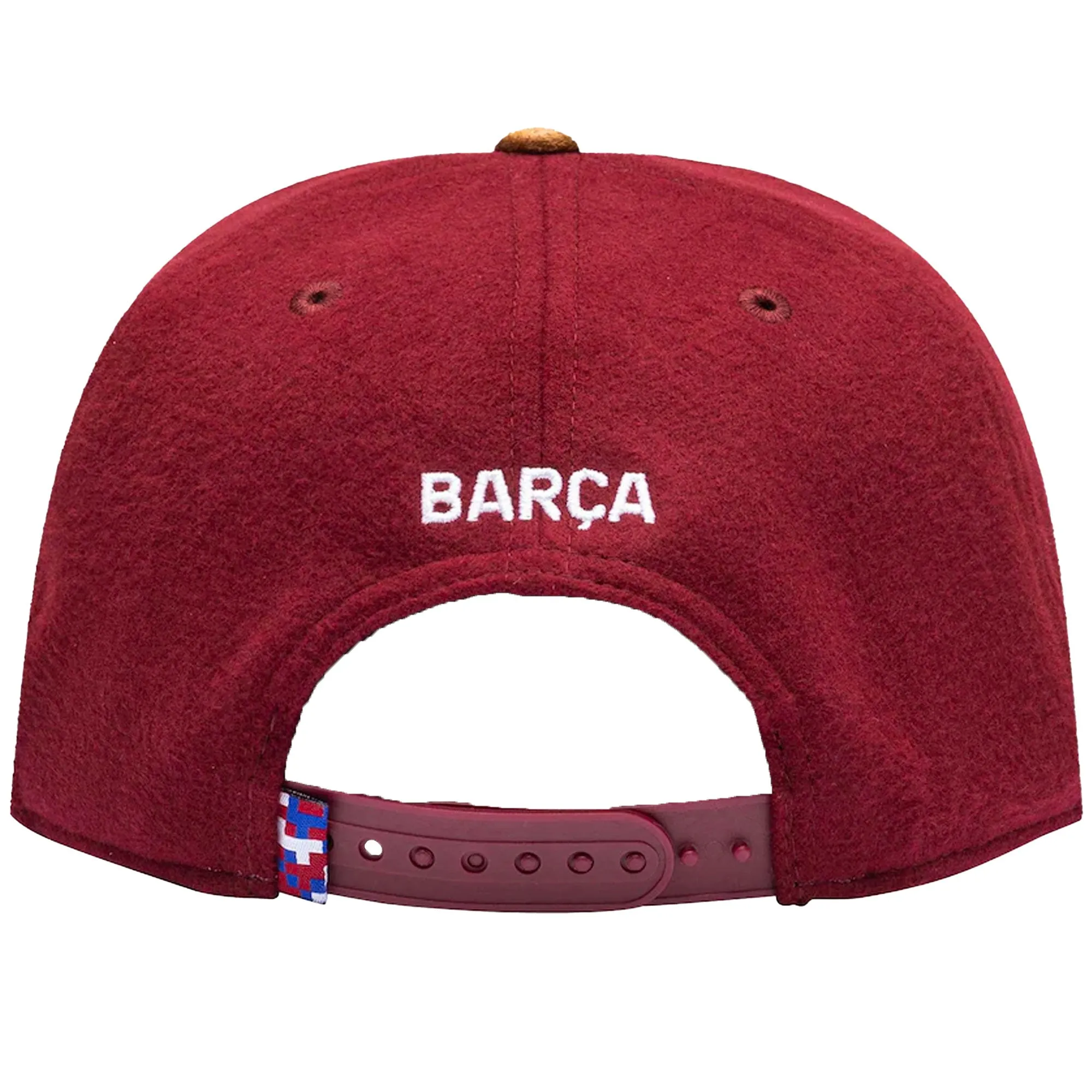 Fan Ink FC Barcelona Snapback Hat Burgundy