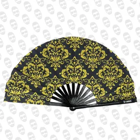 Gold Damask UV Fan