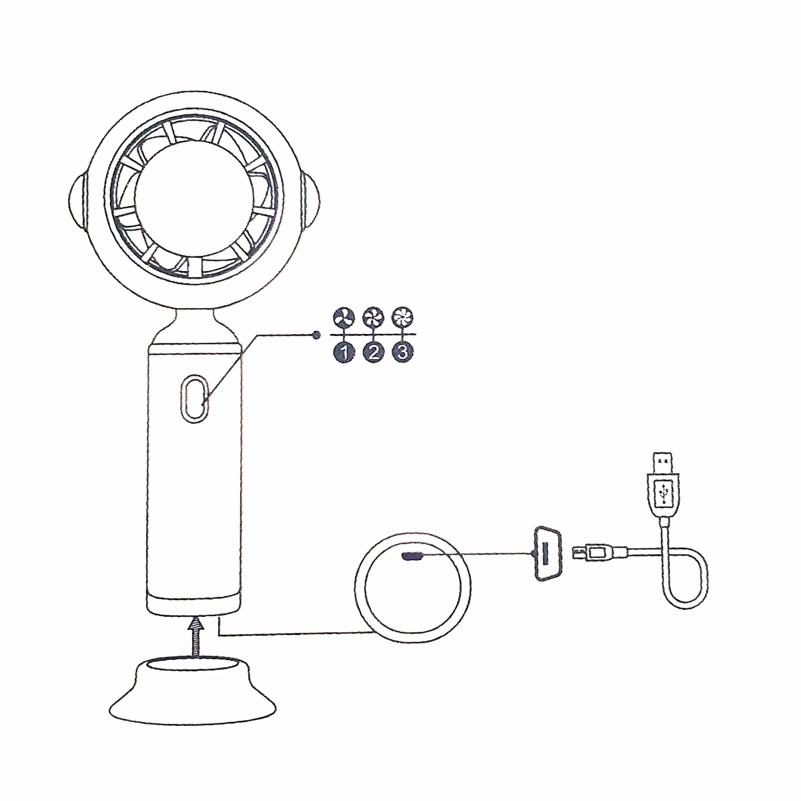 Handheld Fan YS2242