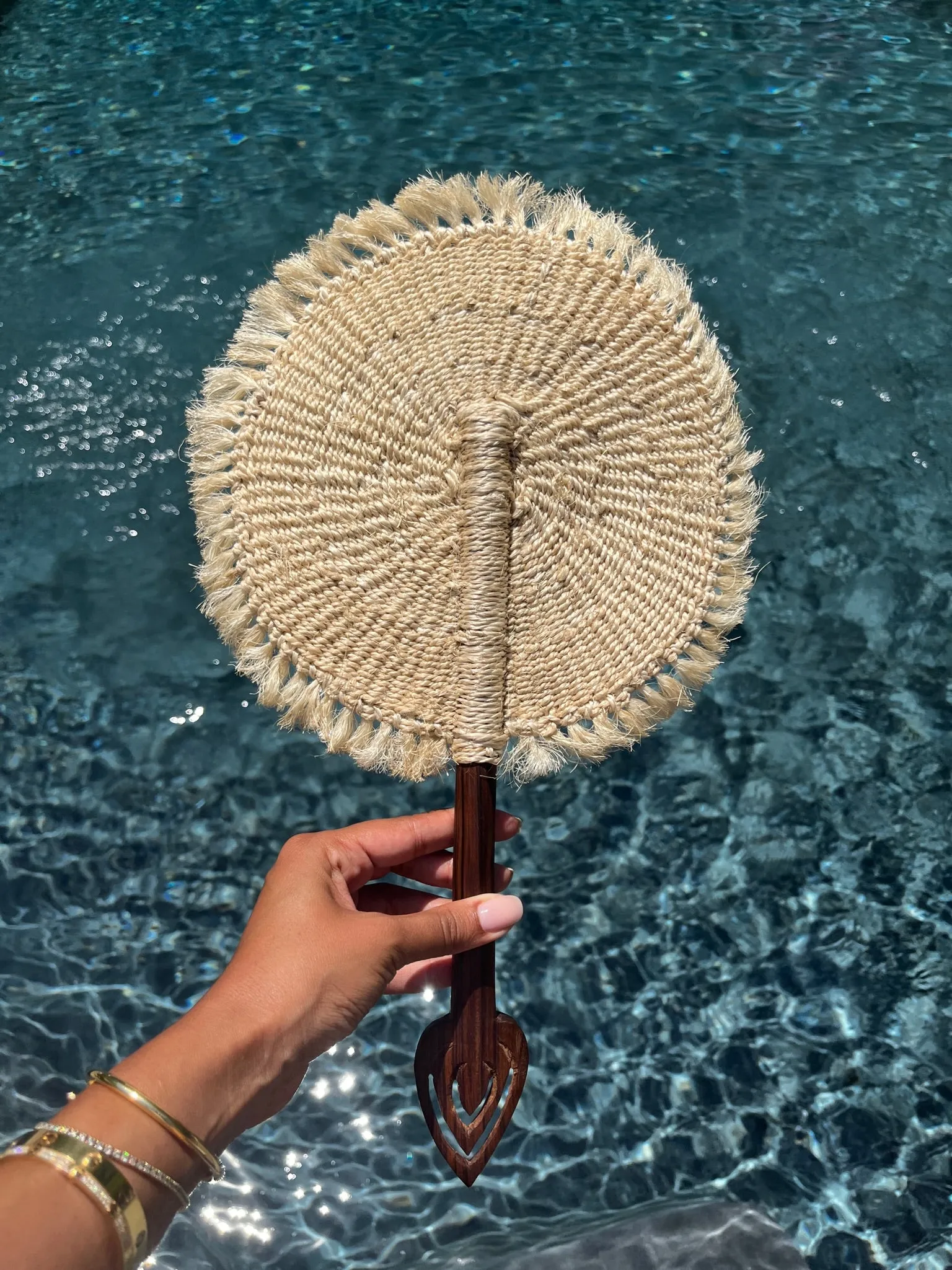 Handwoven Sisal Fan