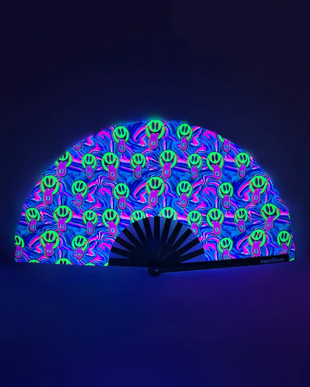 Happy Hour UV Reactive Hand Fan