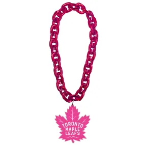 Toronto Maple Leafs Pink Fan Necklace