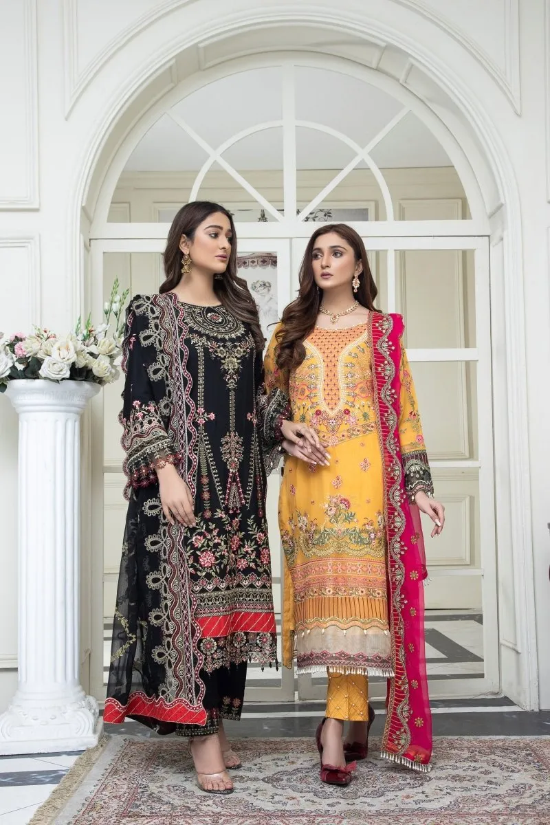 Mihrimah Embroidered Chiffon Party Wear MIH53