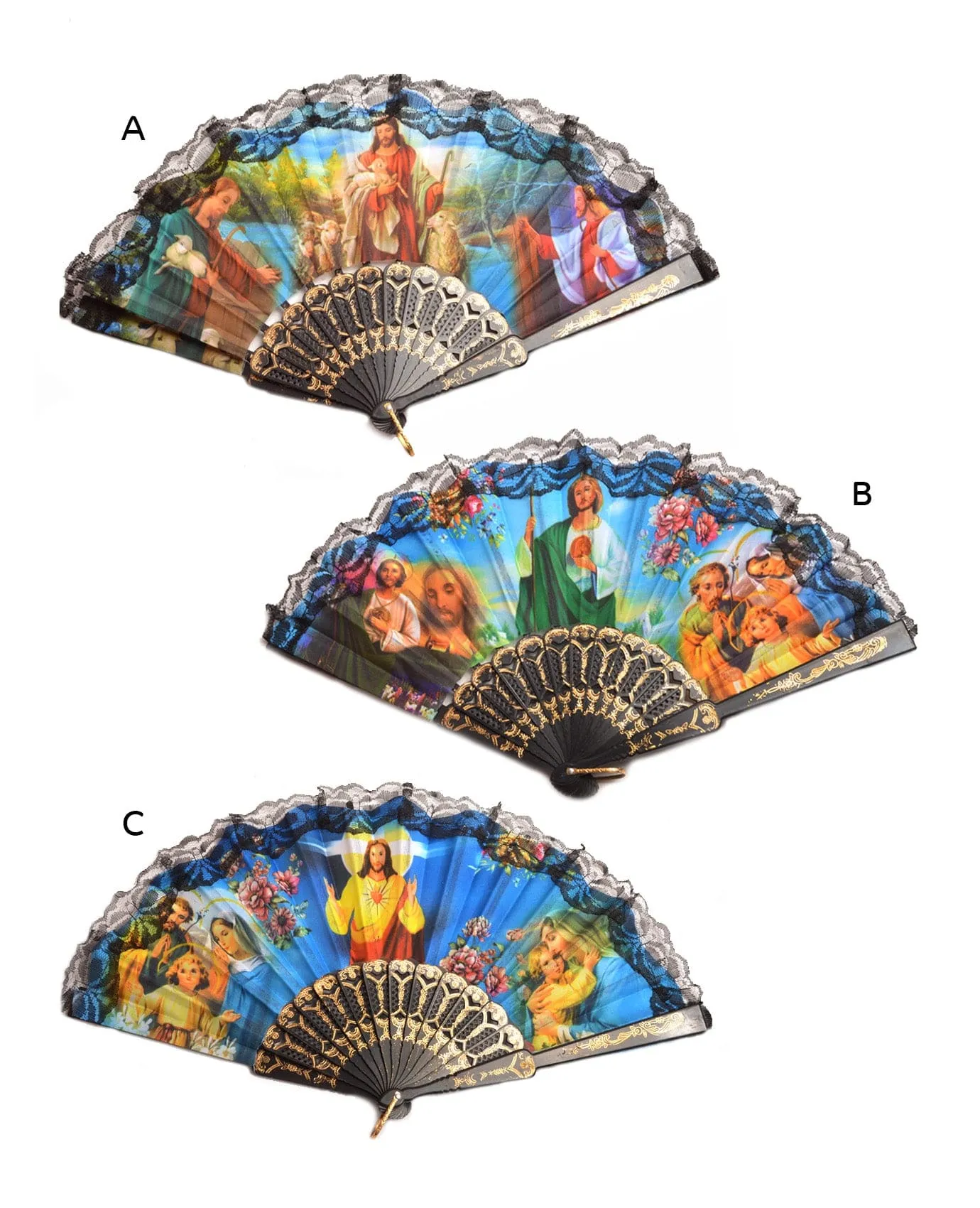 Religious Hand Fan