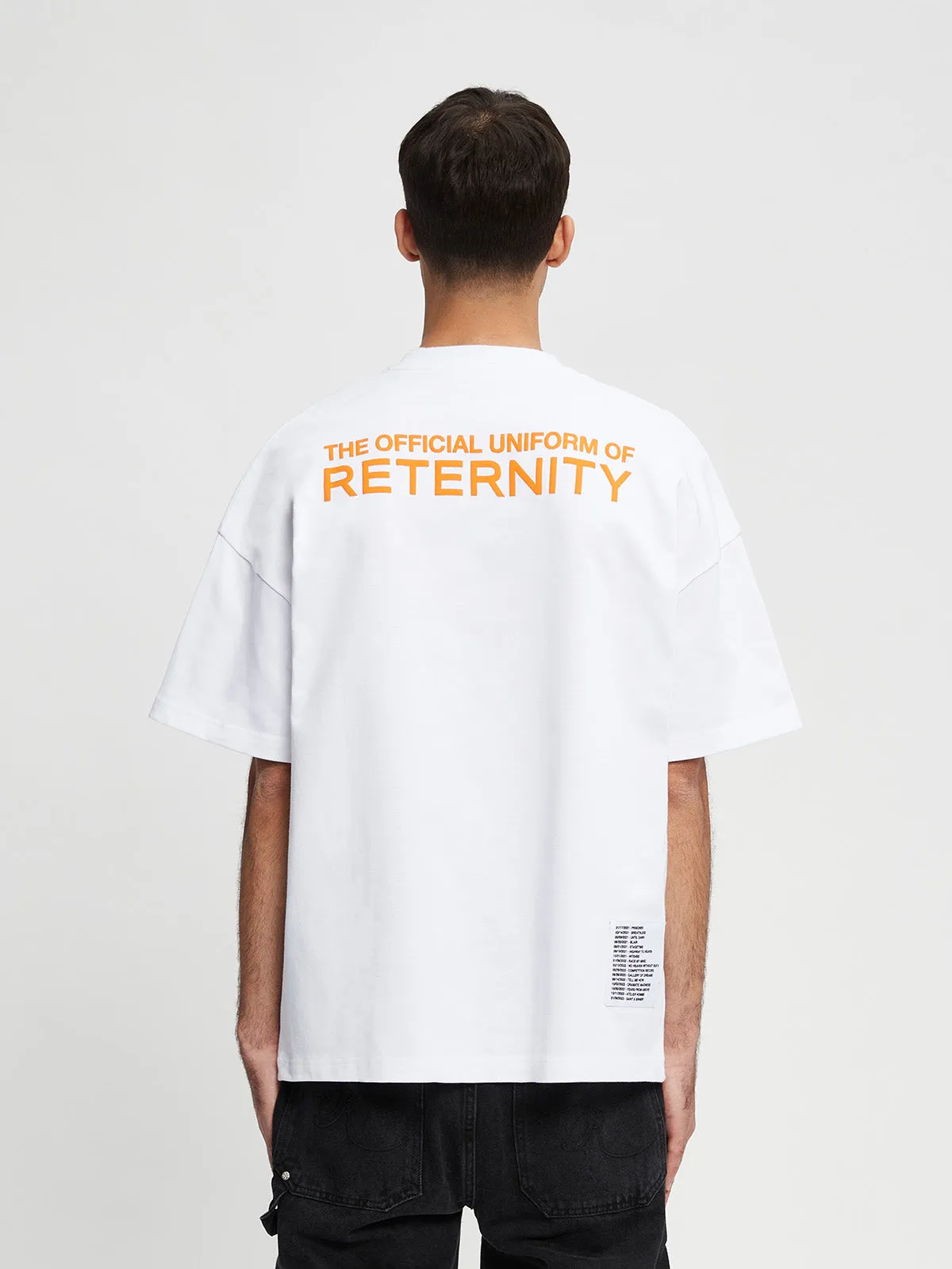 T-SHIRT OFFICIAL UNIFORM - WHITE/ORANGE