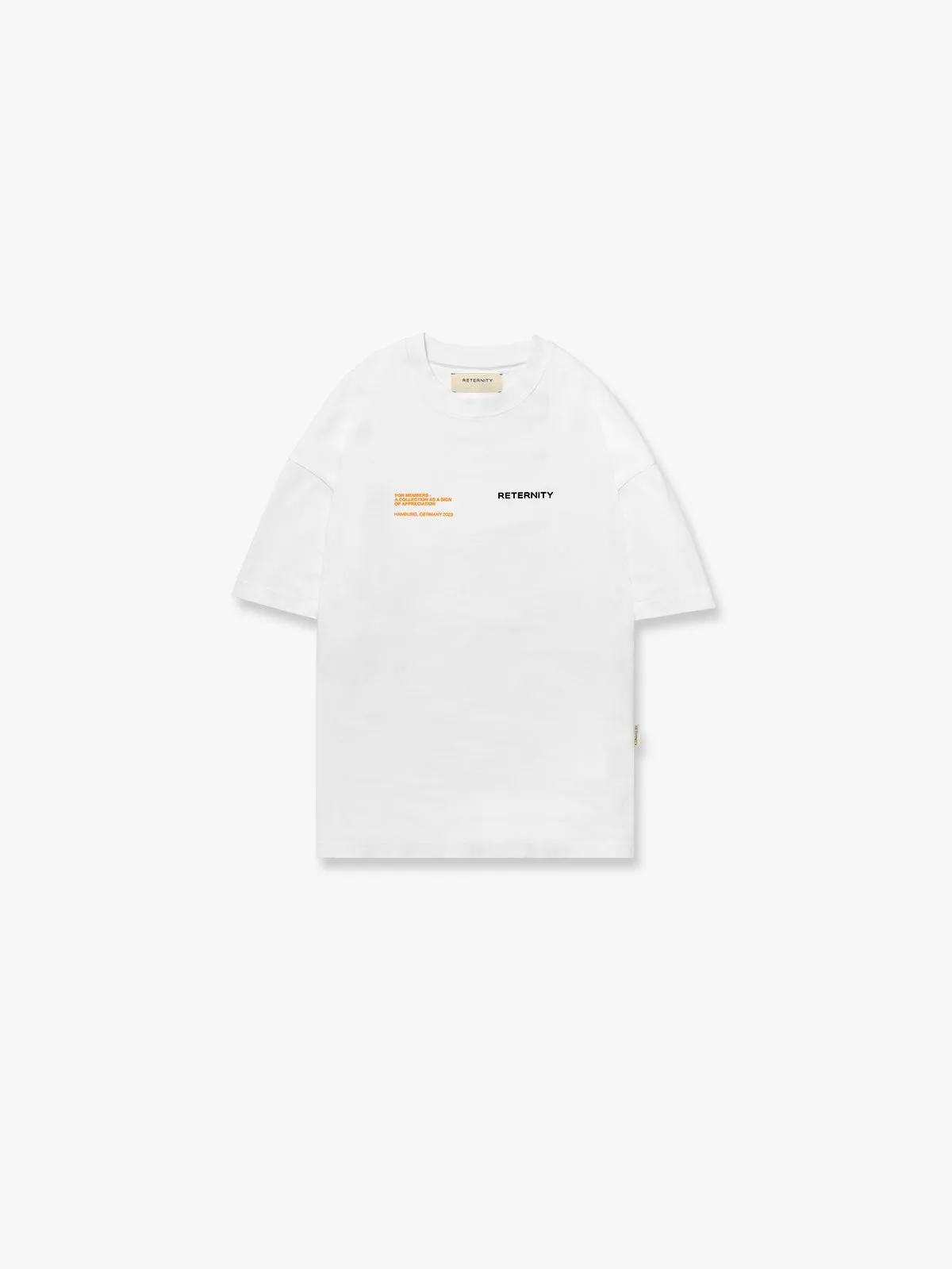 T-SHIRT OFFICIAL UNIFORM - WHITE/ORANGE