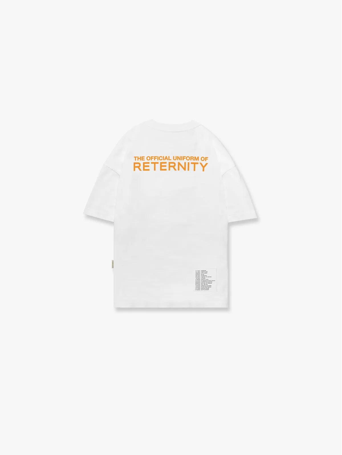 T-SHIRT OFFICIAL UNIFORM - WHITE/ORANGE