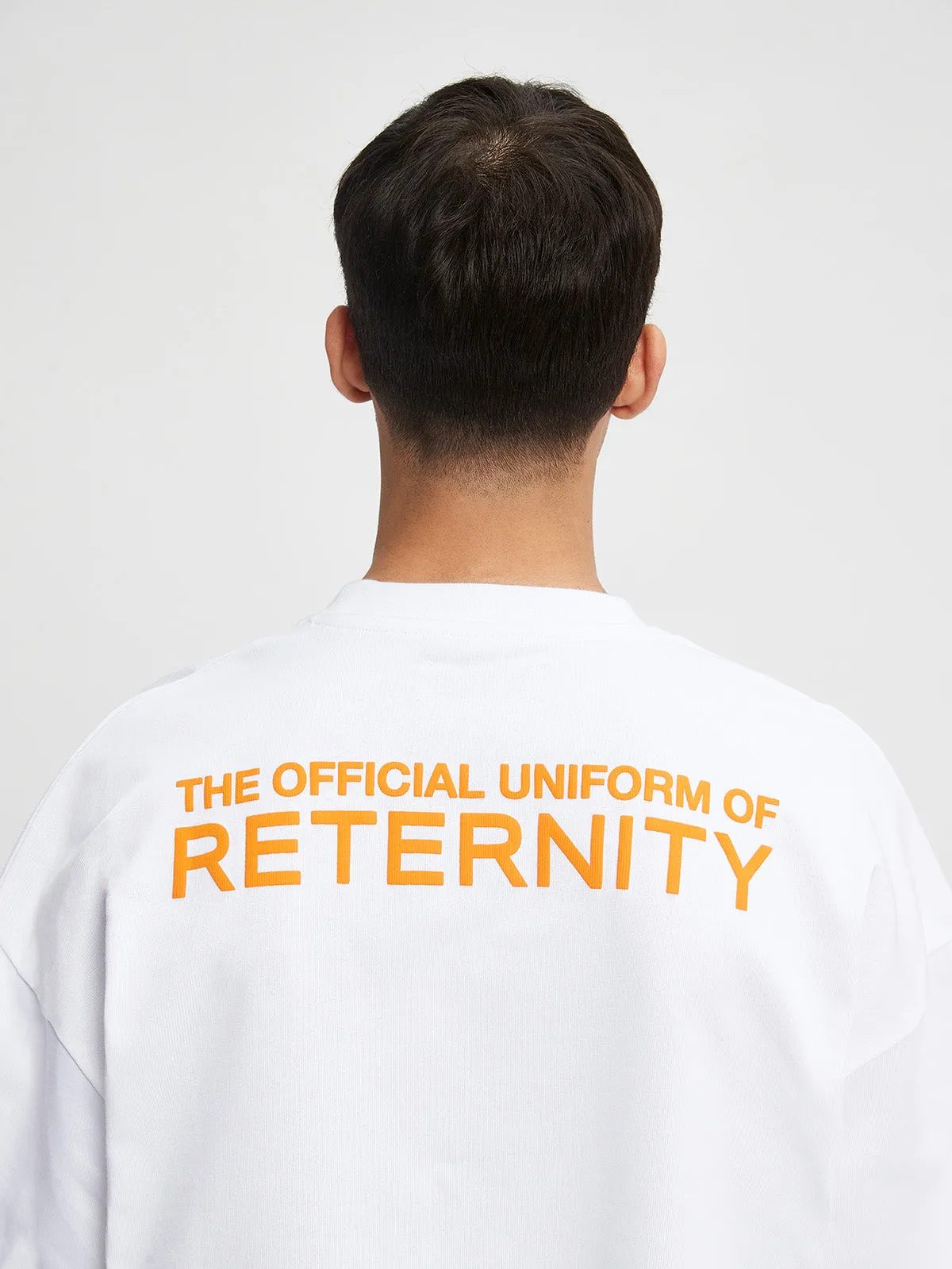 T-SHIRT OFFICIAL UNIFORM - WHITE/ORANGE