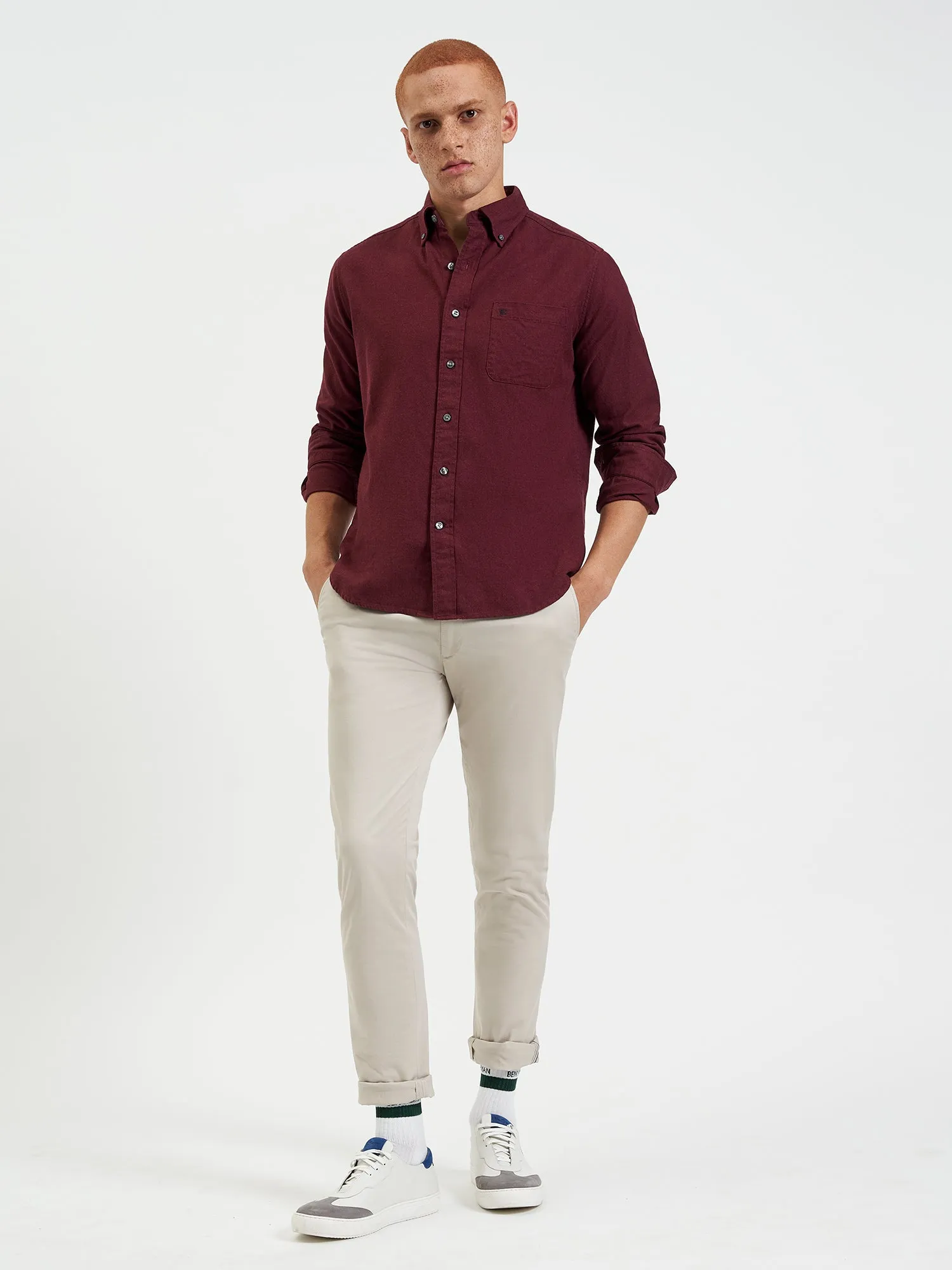 Uniform Flannel Shirt - Merlot