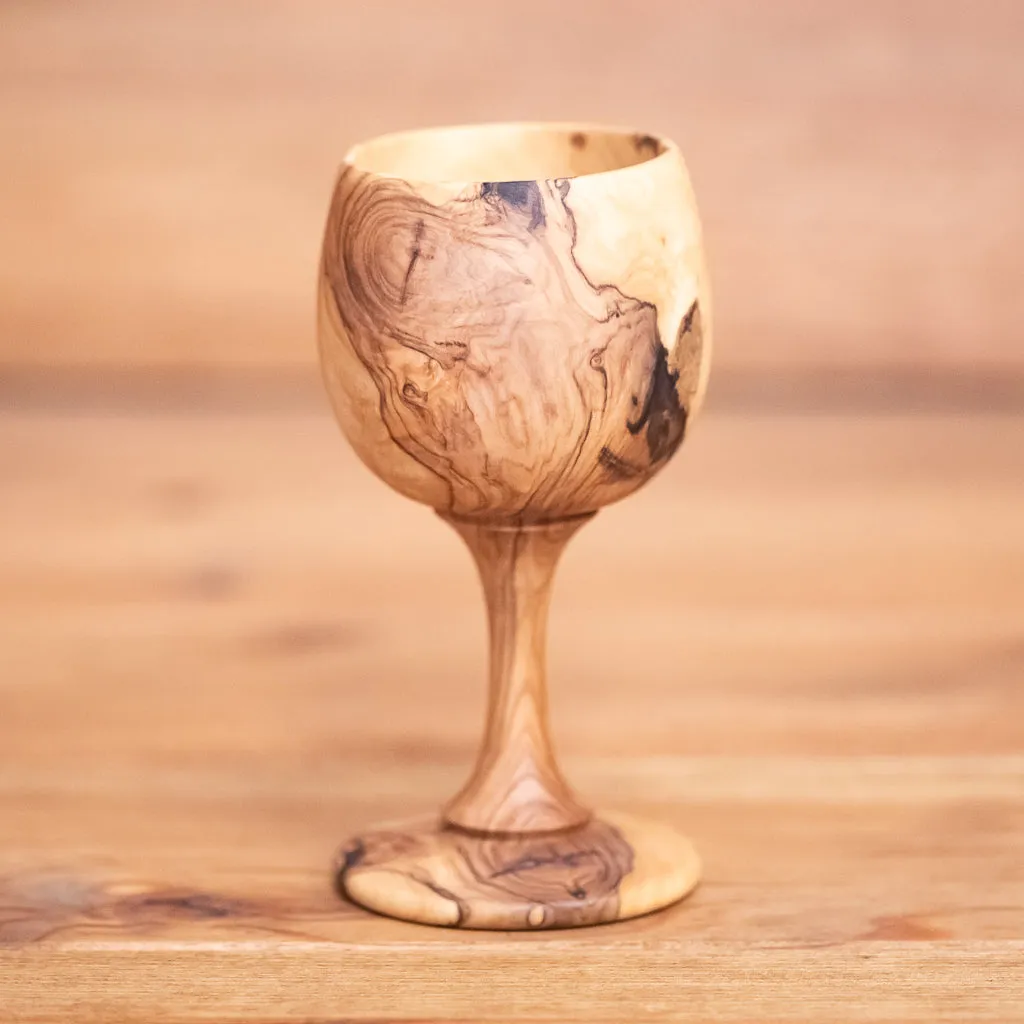 Wooden Cup with stem