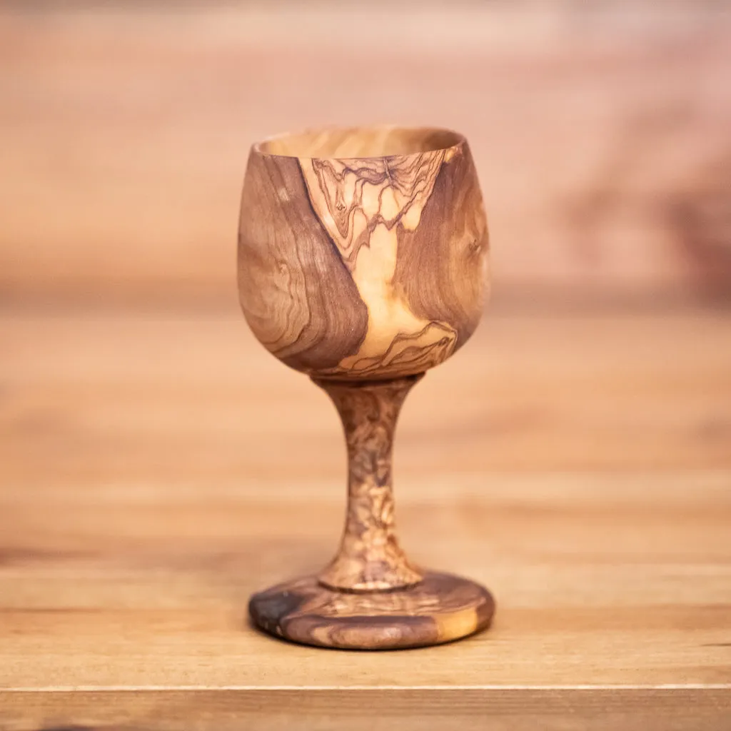 Wooden Cup with stem