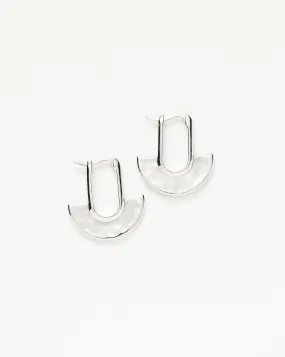 Zenyu Fan Small Hoop Earrings